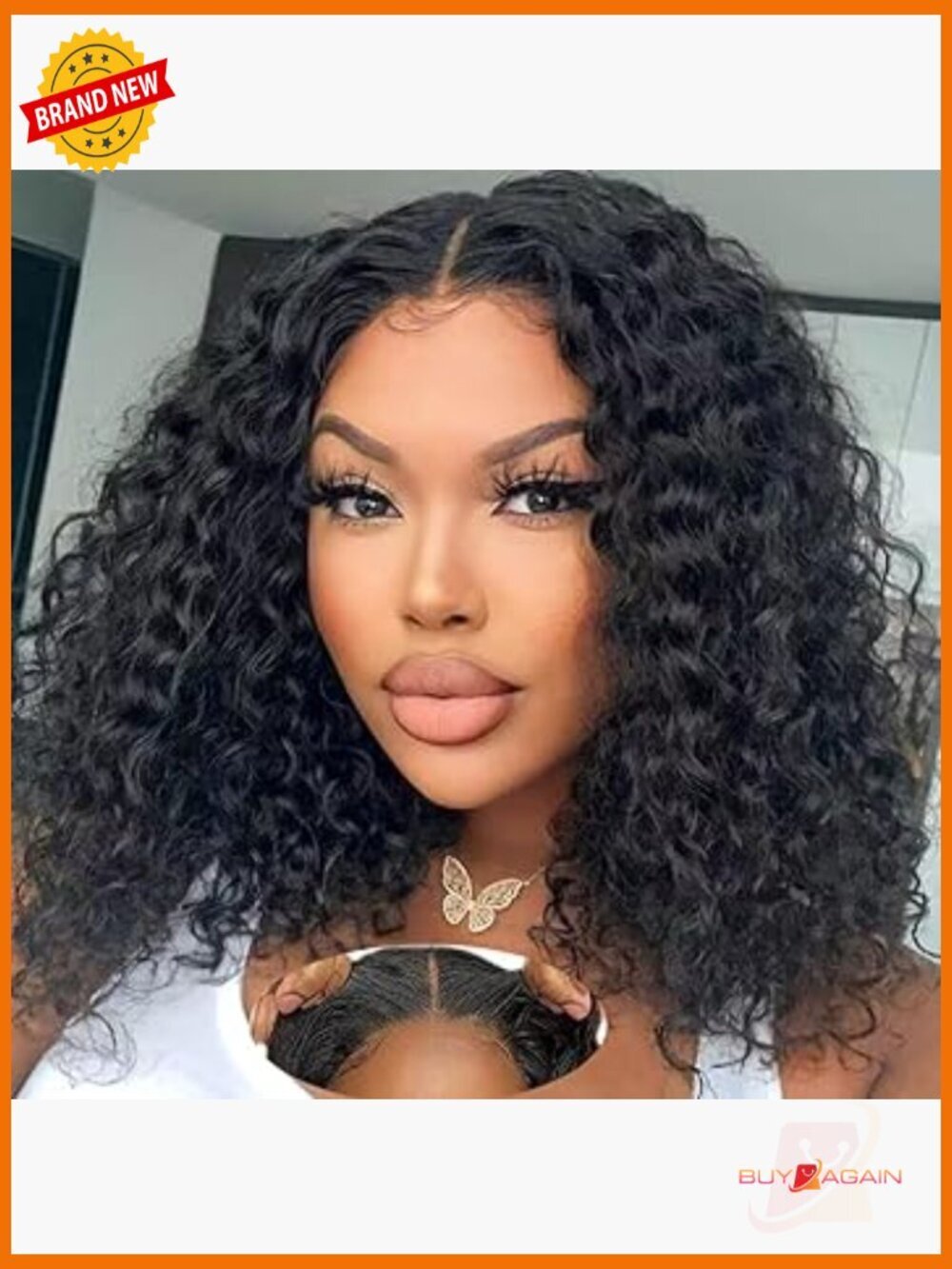 180 Density Glueless Water Wave Bob Wig Human Hair Pre Plucked Lace Front